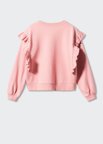 MANGO KIDSSweater majica 'Rose' - roza boja