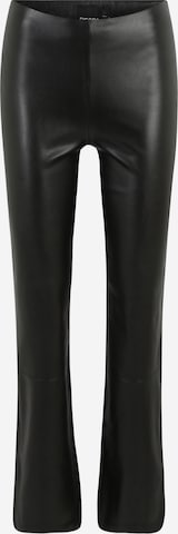Pieces Petite Trousers in Black: front