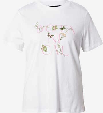 T-shirt 'MAREN' PIECES en blanc : devant