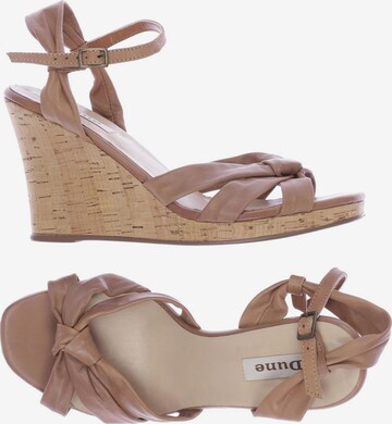 Dune LONDON Sandalen 41 in Braun: predná strana