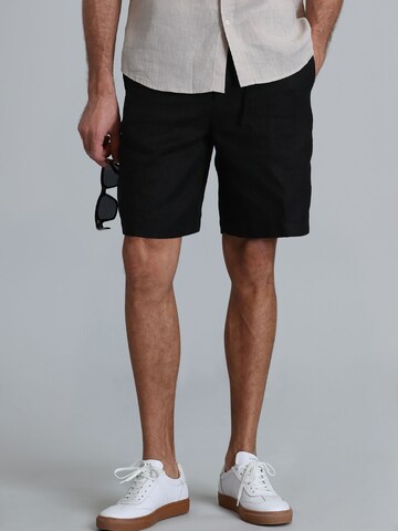 Pantalon 'ZEGLER' Lufian en noir : devant