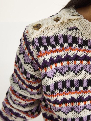 Pull-over Bianco Lucci en violet