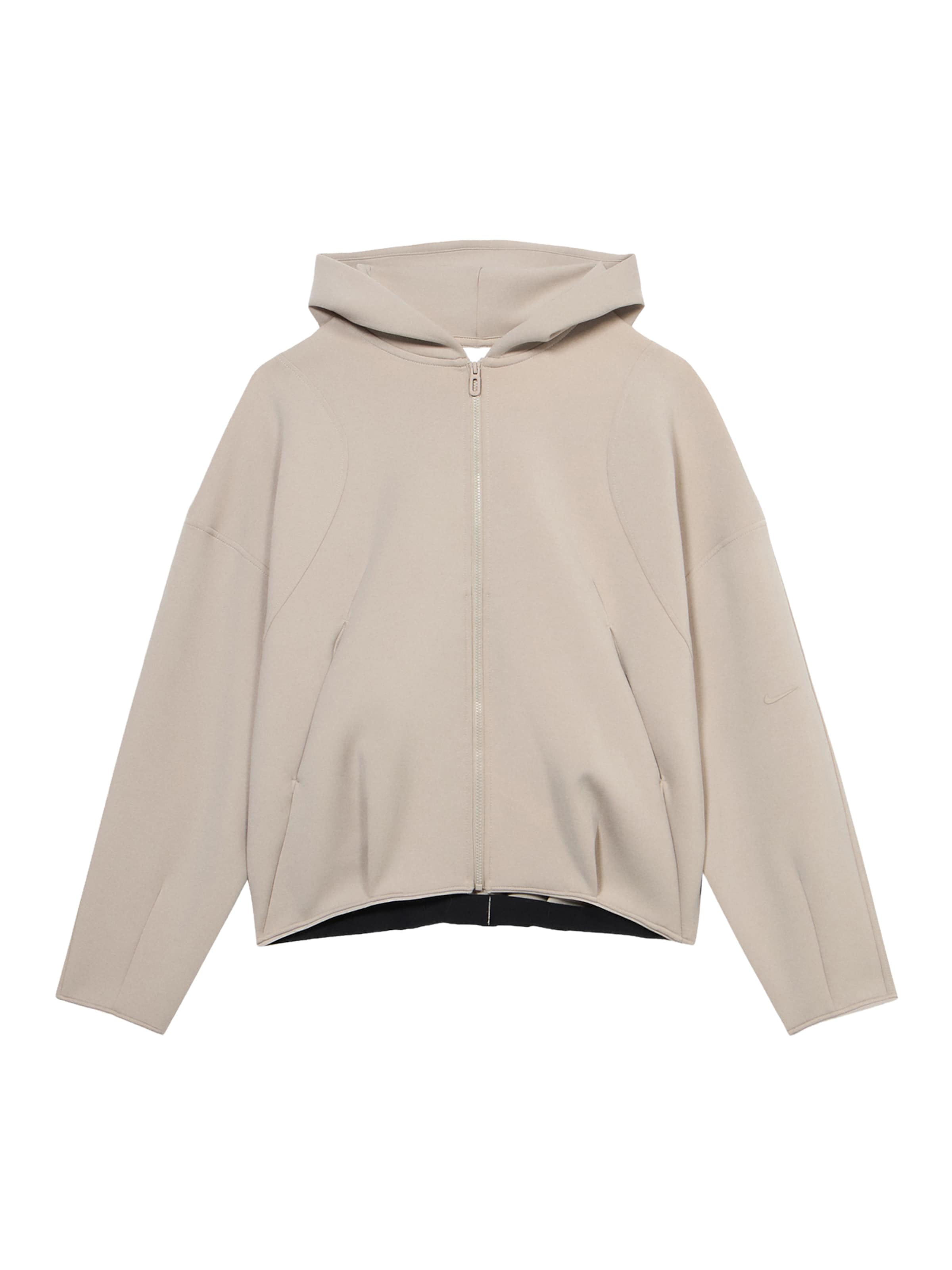NIKE Sportssweatjakke i beige: forside
