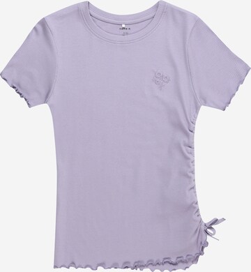 T-Shirt 'DALILLA' NAME IT en violet : devant