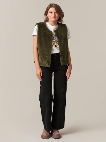 Gilet 'Fuzzy' Deeluxe en vert