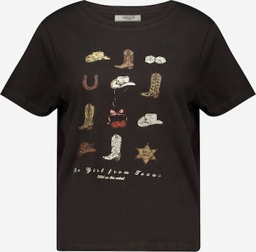 T-Shirt 'Texas' Deeluxe en noir : devant