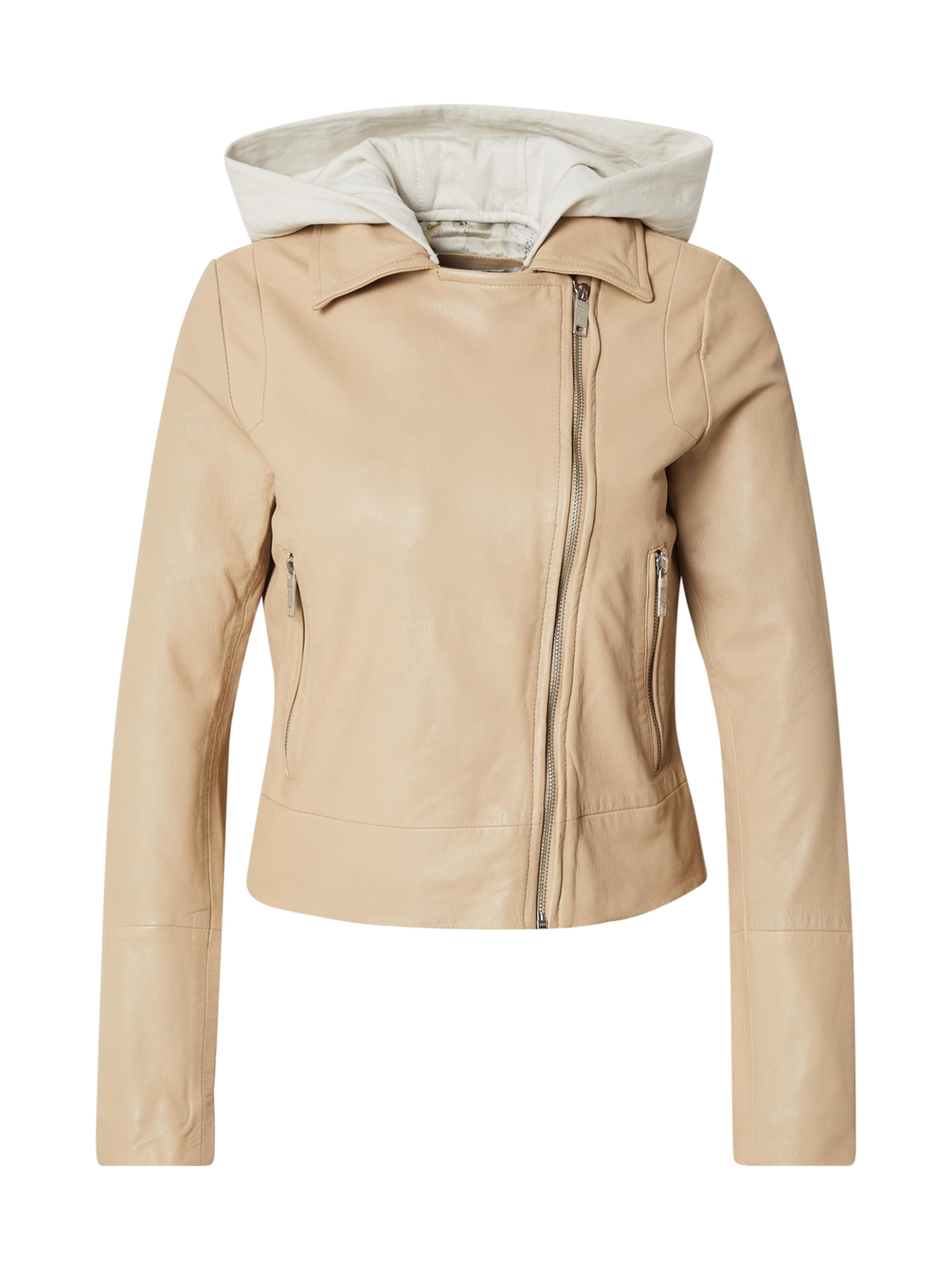 bēšs Maze Starpsezonu jaka: no priekšpuses