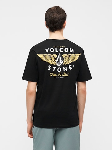 Volcom Футболка 'FLYER' в Черный: спереди
