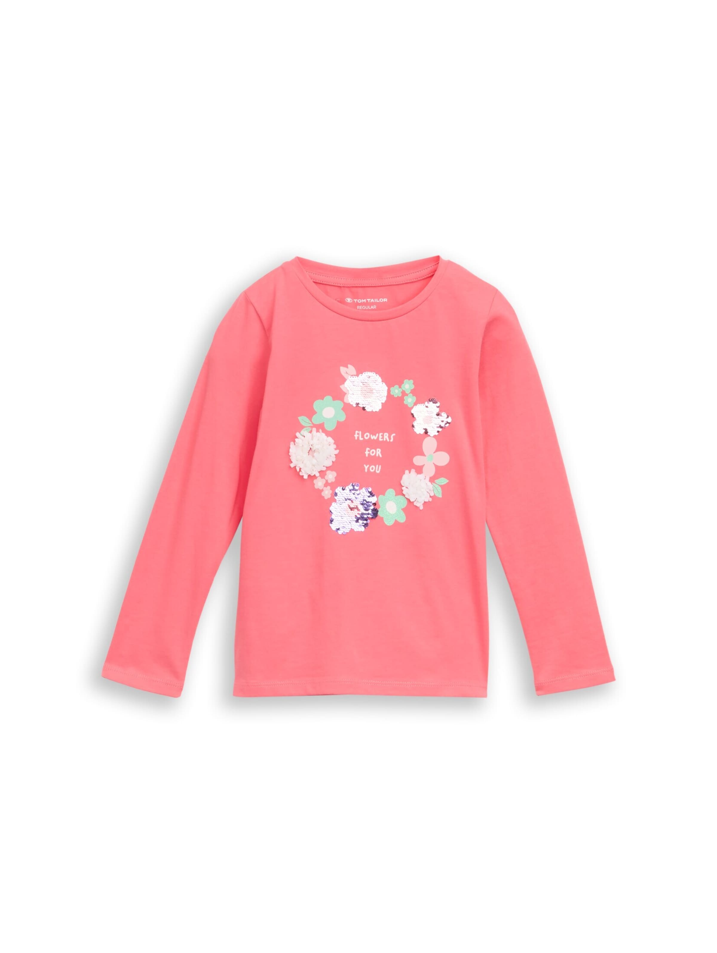 TOM TAILOR Shirt in Roze: voorkant
