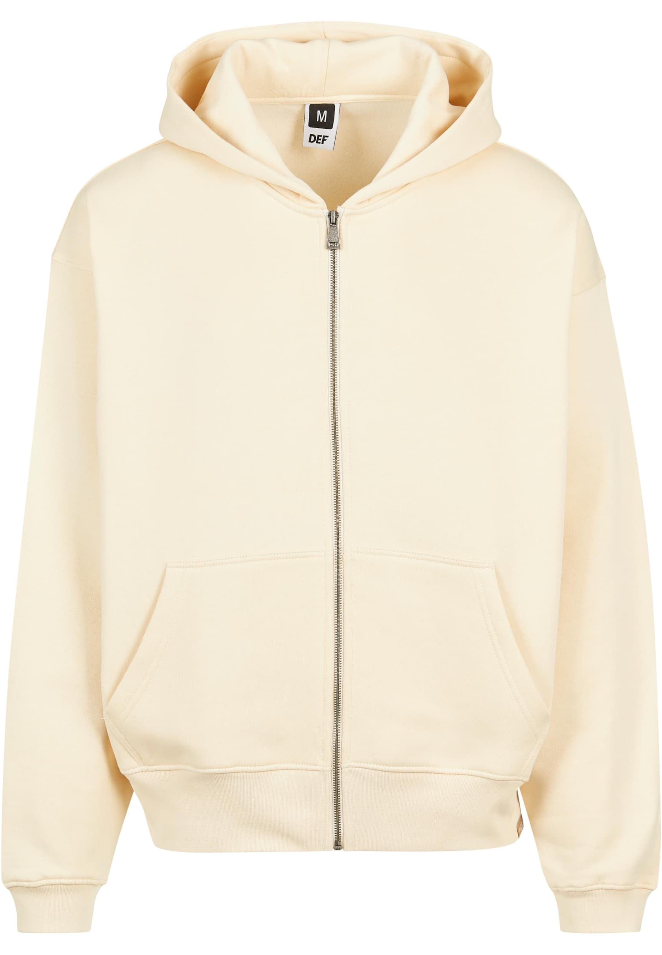 DEF Sweatjacka i beige: framsida