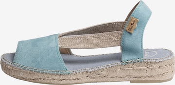 mėlyna Toni Pons Espadrilės 'ELLA ': priekis