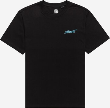 Tricou 'HORIZON' de la ELEMENT pe negru: față