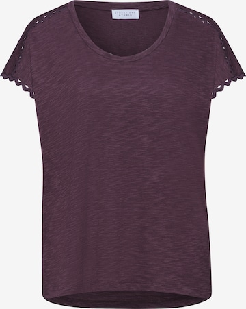 Street One Studio Shirt in Lila: Vorderseite