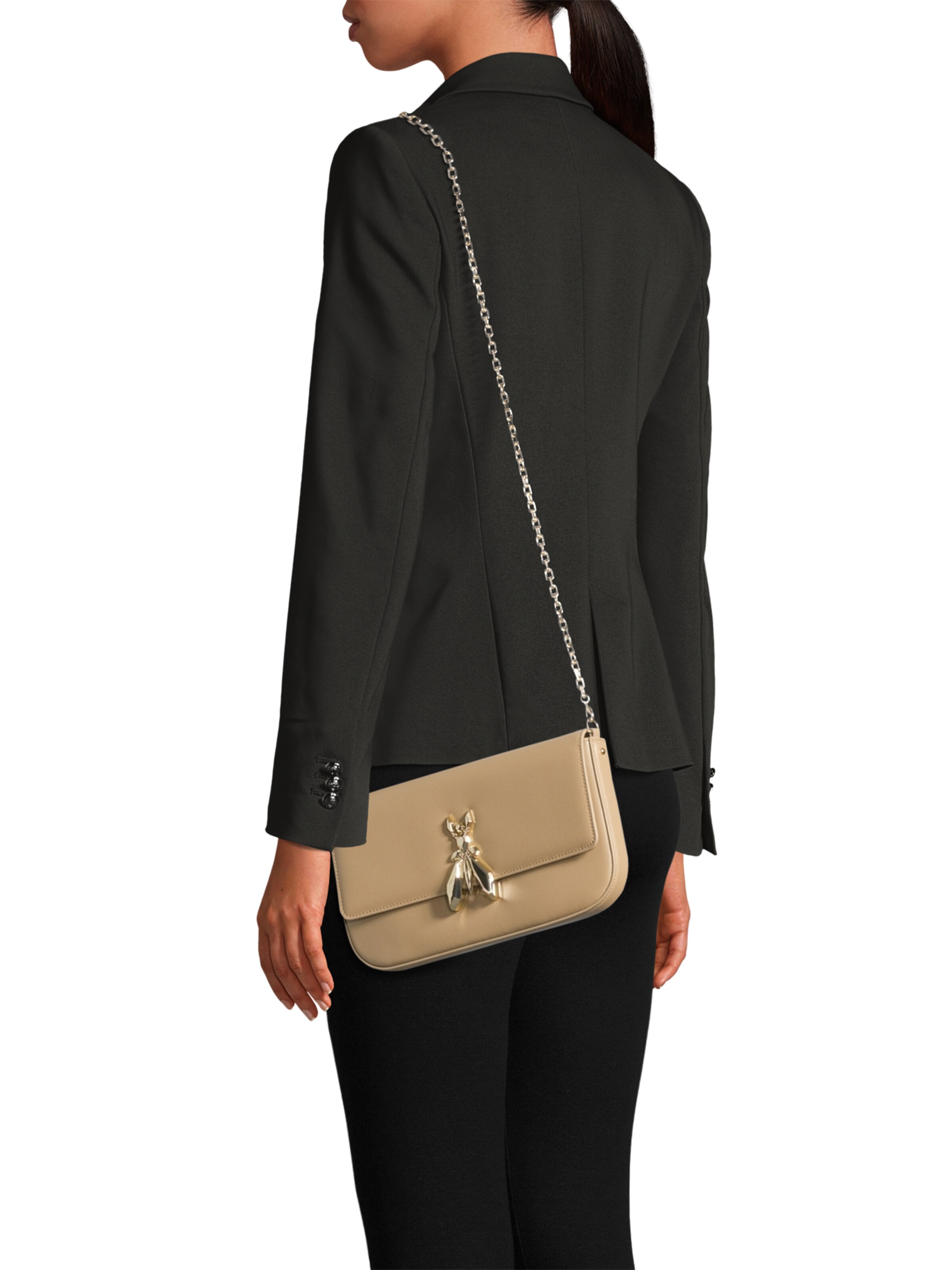 PATRIZIA PEPE Torba na ramię w kolorze beżowy: przód