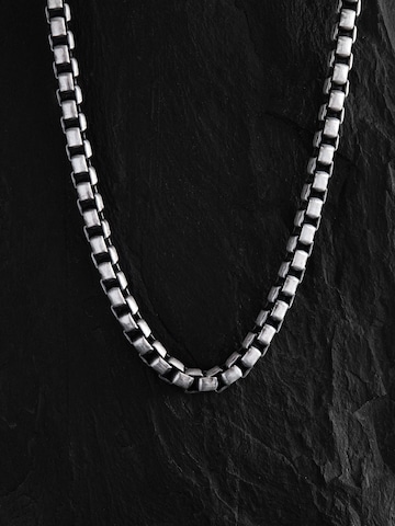REYTEL Ketting 'QUADRA— Box chain' in Zilver