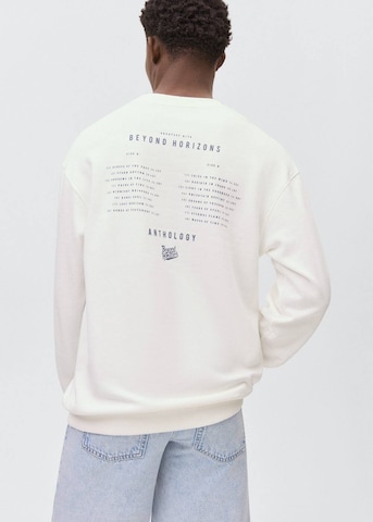 MANGO TEEN Sweatshirt 'Beyond' in Weiß