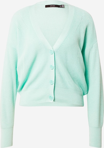 VERO MODA - Casaco de malha 'Lexsun' em verde: frente