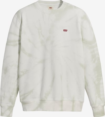 LEVI'S Sweatshirt in pastellgrün / weiß, Produktansicht