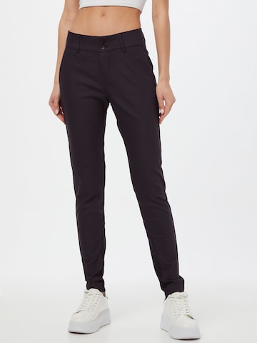 MOS MOSH Slim fit Trousers in Blue: front