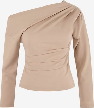 Trendyol Shirt in Beige: voorkant