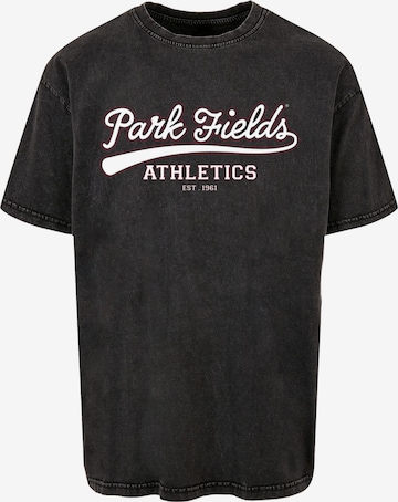 Merchcode T-Shirt 'Park Fields - Sixty One' in Schwarz: predná strana