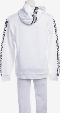 Karl Lagerfeld Sweatshirt & Zip-Up Hoodie in L in White