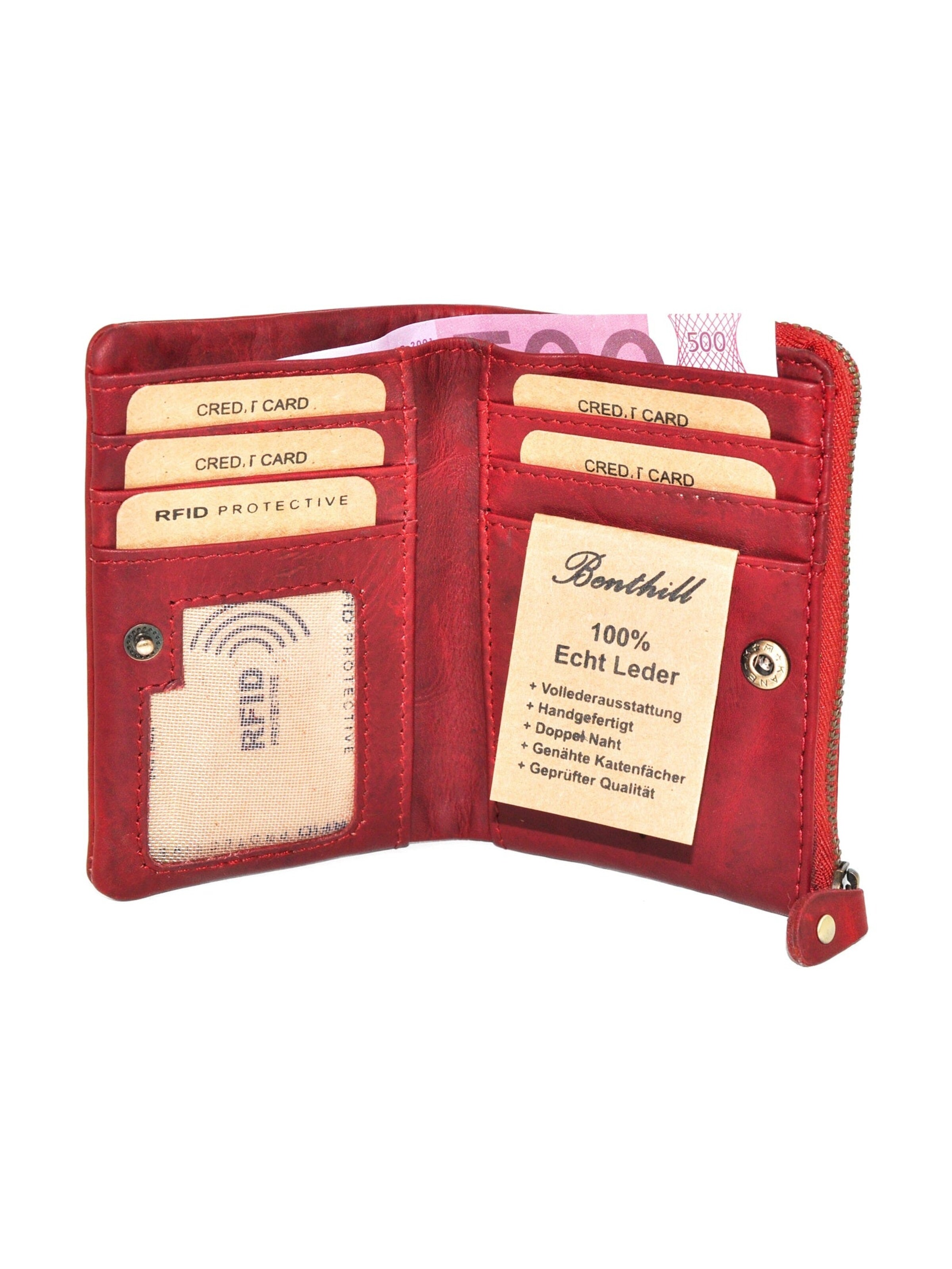 Benthill Wallet in Red
