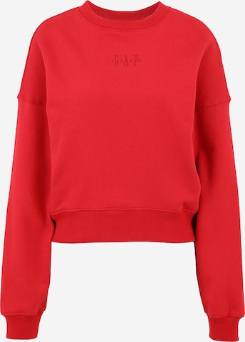 Gap TallSweater majica - crvena boja: prednji dio