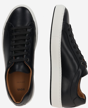 BOSS Black Sneaker low i blå