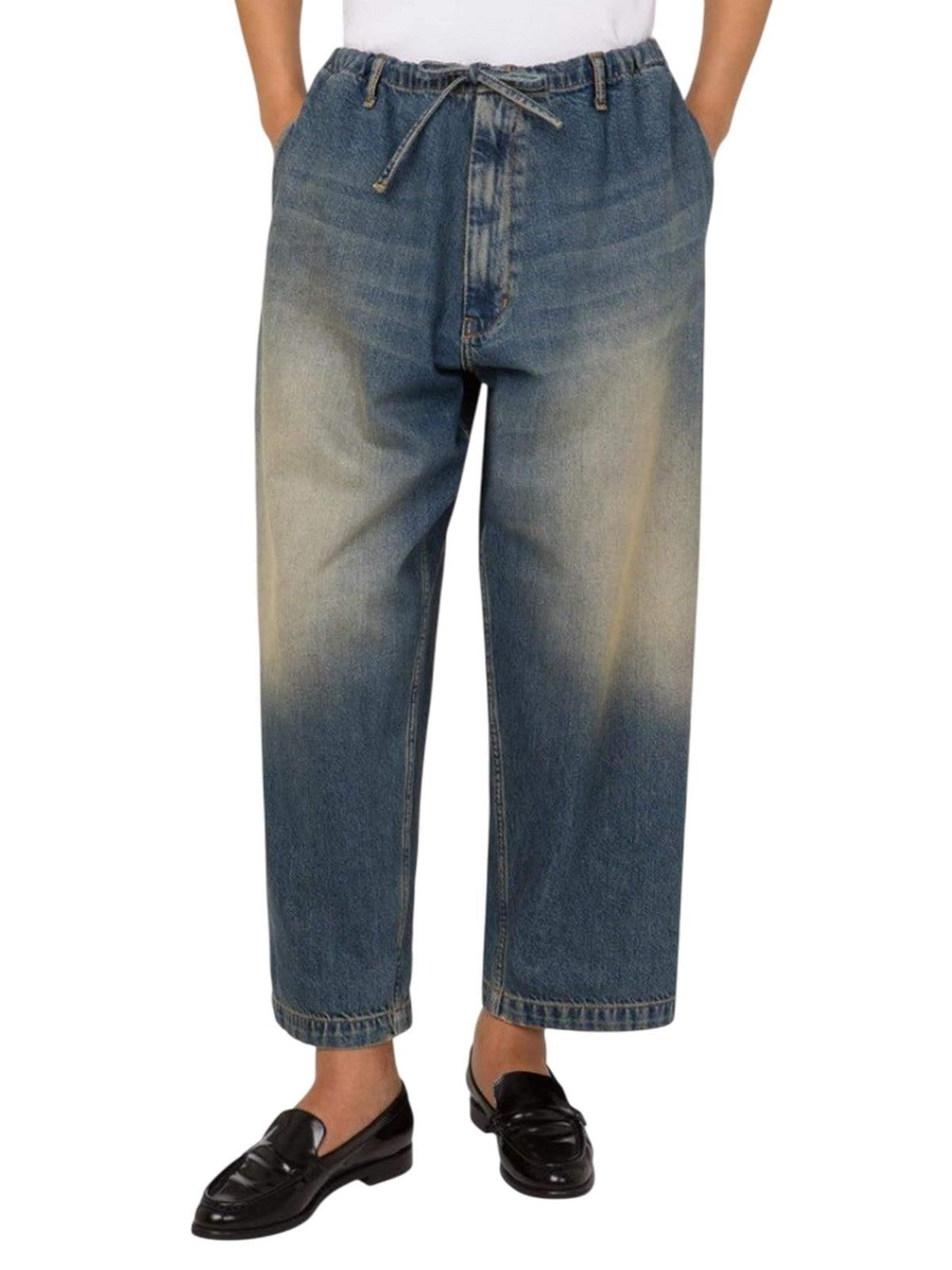 MOSCHINO Regular Pants in Blue: front