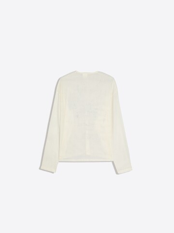 Bershka Pullover 'ESTRELLA CLAVE' in Weiß