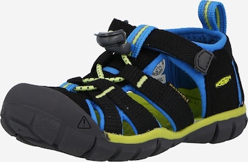 KEEN Sandalen 'SEACAMP II CNX' in Zwart: voorkant