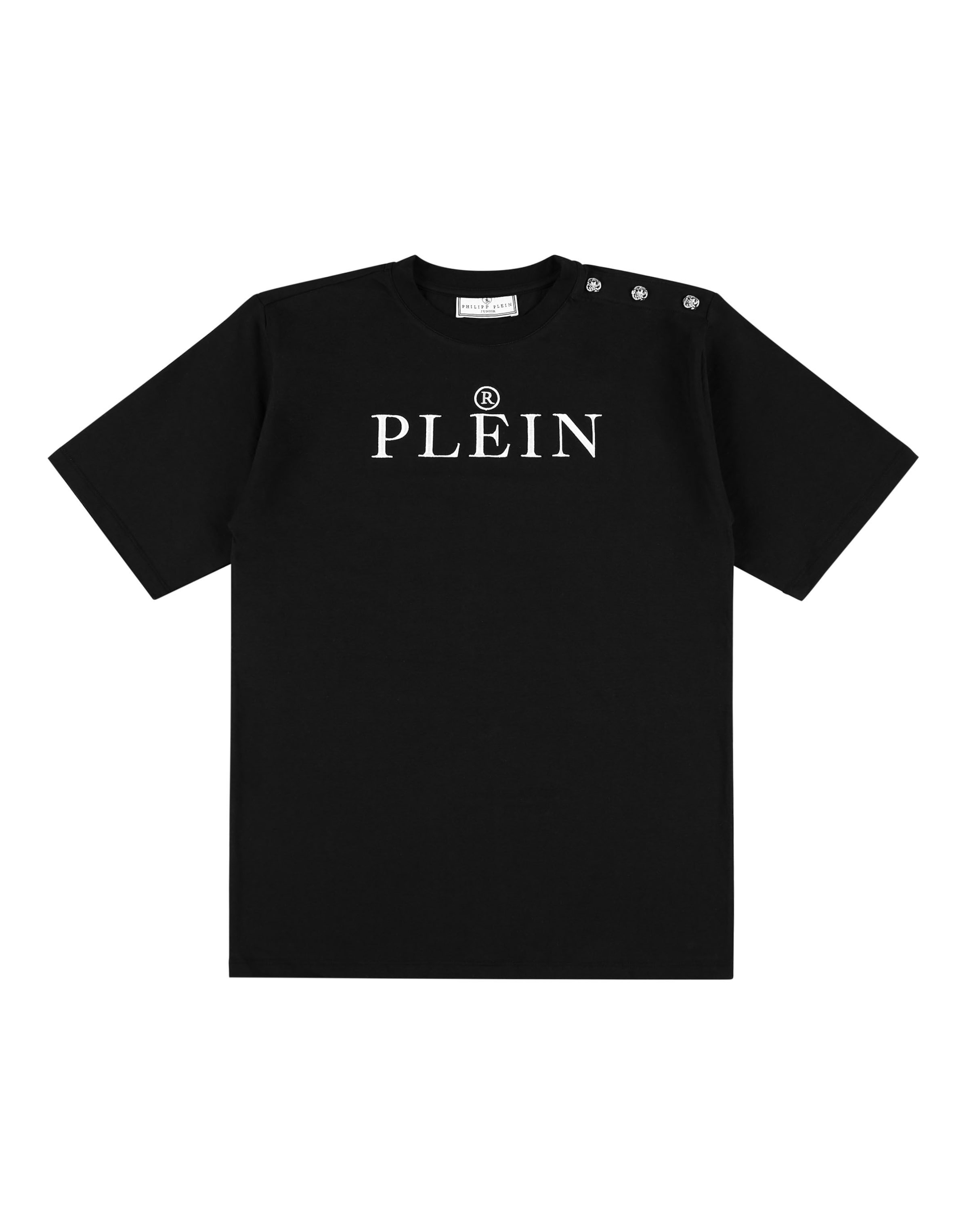 Philipp Plein Shirt in Zwart: voorkant