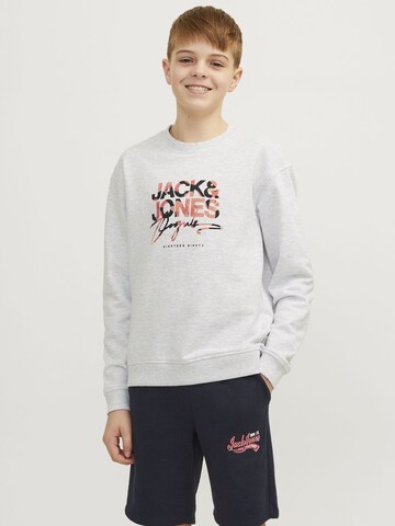 Sweat Jack & Jones Junior en gris : devant