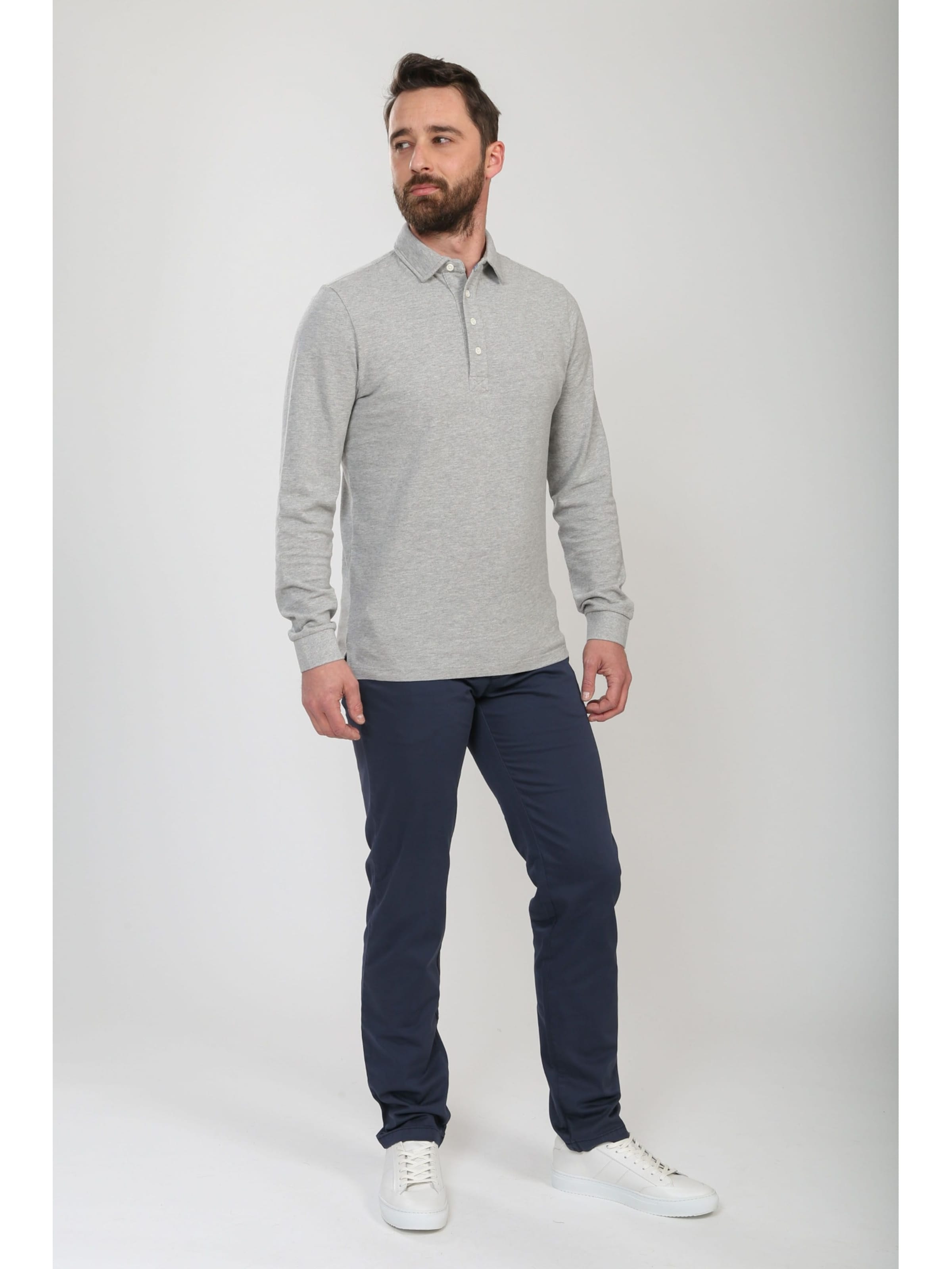 Suitable Slim fit Chino Pants 'Oakville' in Blue
