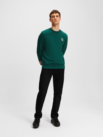 Felpa di Karl Lagerfeld in verde