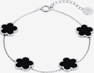 Pure Schmuck Bracelet 'Clover' in Silver: front