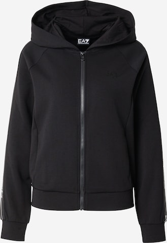 melns EA7 Emporio Armani Sportiska jaka: no priekšpuses