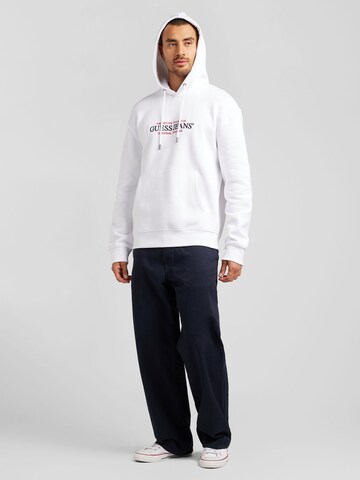 Sweat-shirt GUESS JEANS en blanc