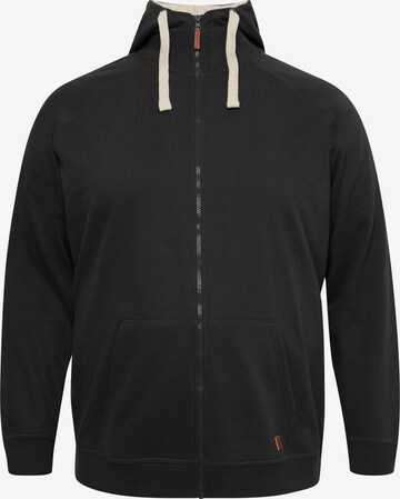 Blend Big Zip-Up Hoodie 'SPEEDY' in Black: front