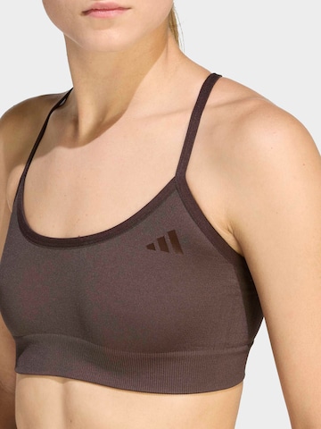 ADIDAS PERFORMANCE Bustier Urheilurintaliivit värissä ruskea