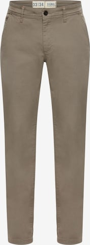 Pantalon chino 'Victor' Signal en marron : devant