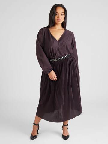 Robe de soirée 'Eike' ABOUT YOU Curvy en violet