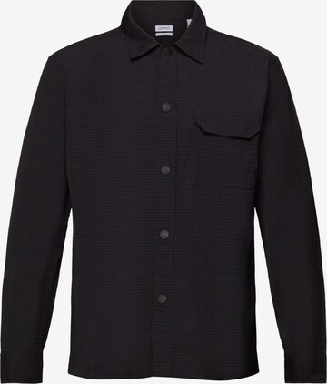 Coupe regular Chemise ESPRIT en noir : devant