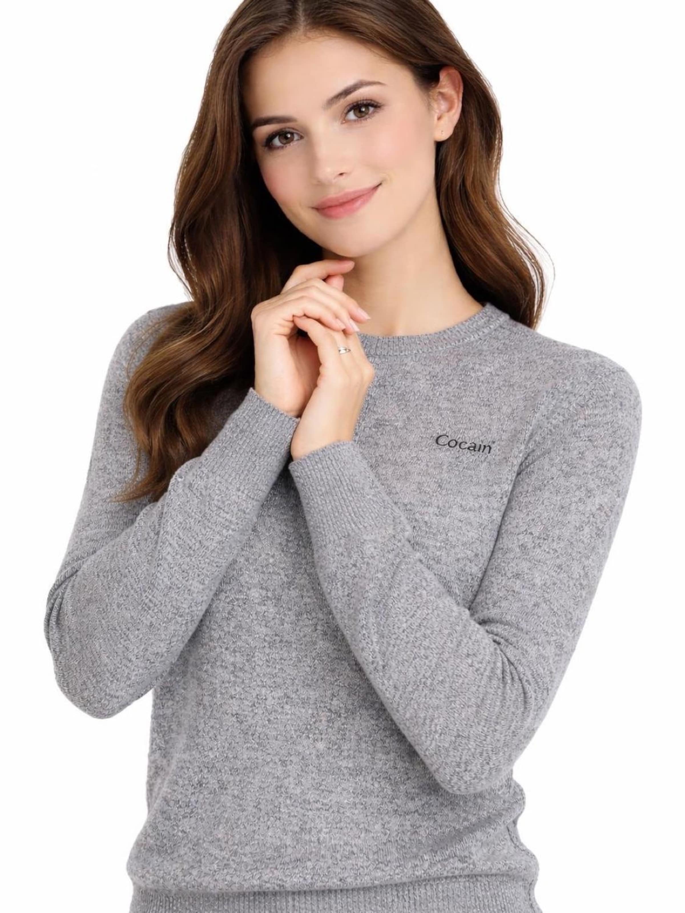 Cocain Underwear Sweater in Grey