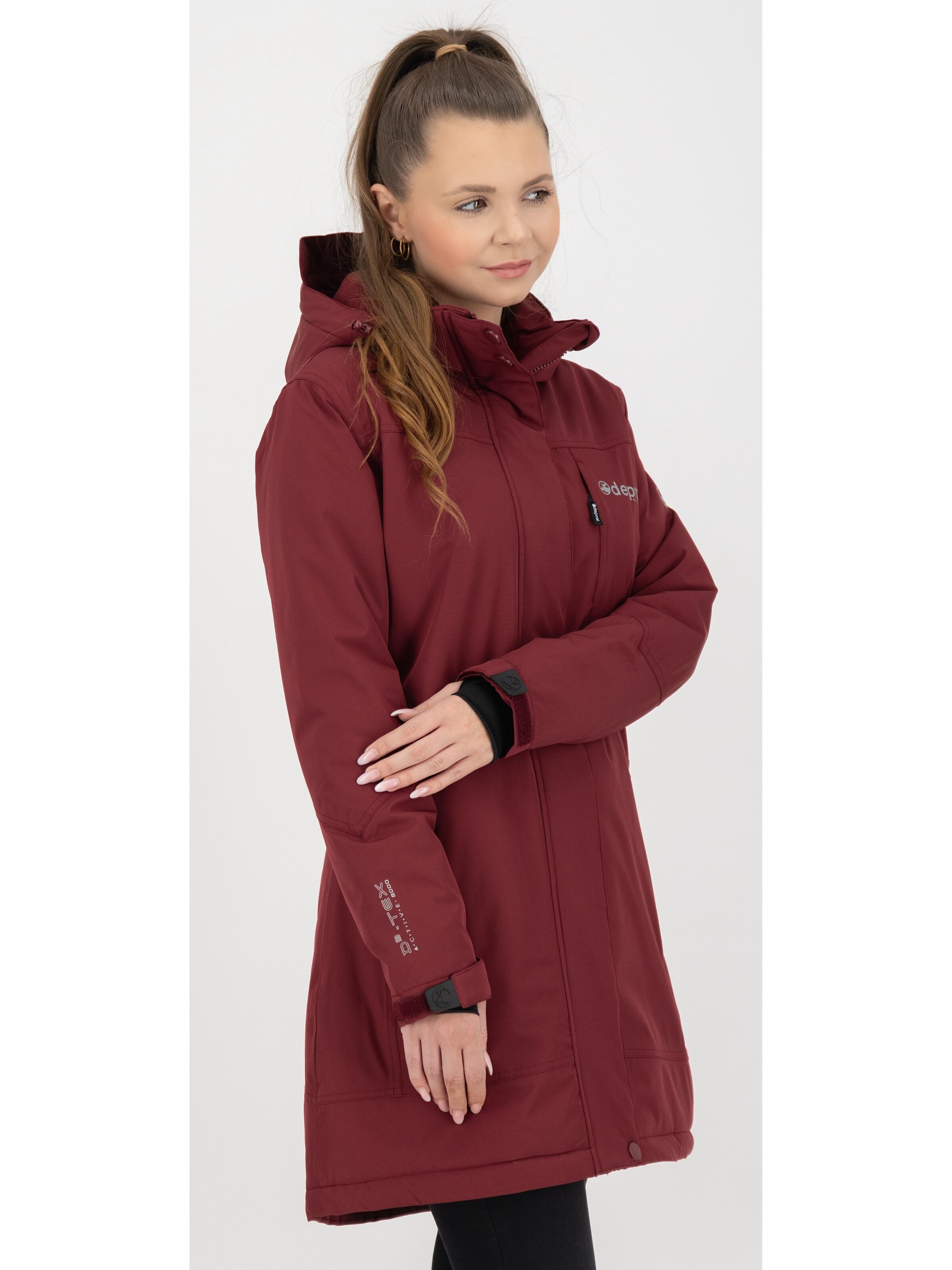 deproc Winterjacke 'MONTREAL WMN'‌‌‌‌‌‌‌‌‌‌ in Rot