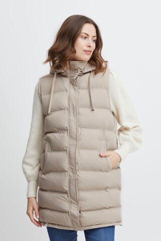 Fransa - Chaleco 'BAFAB' en beige: frente