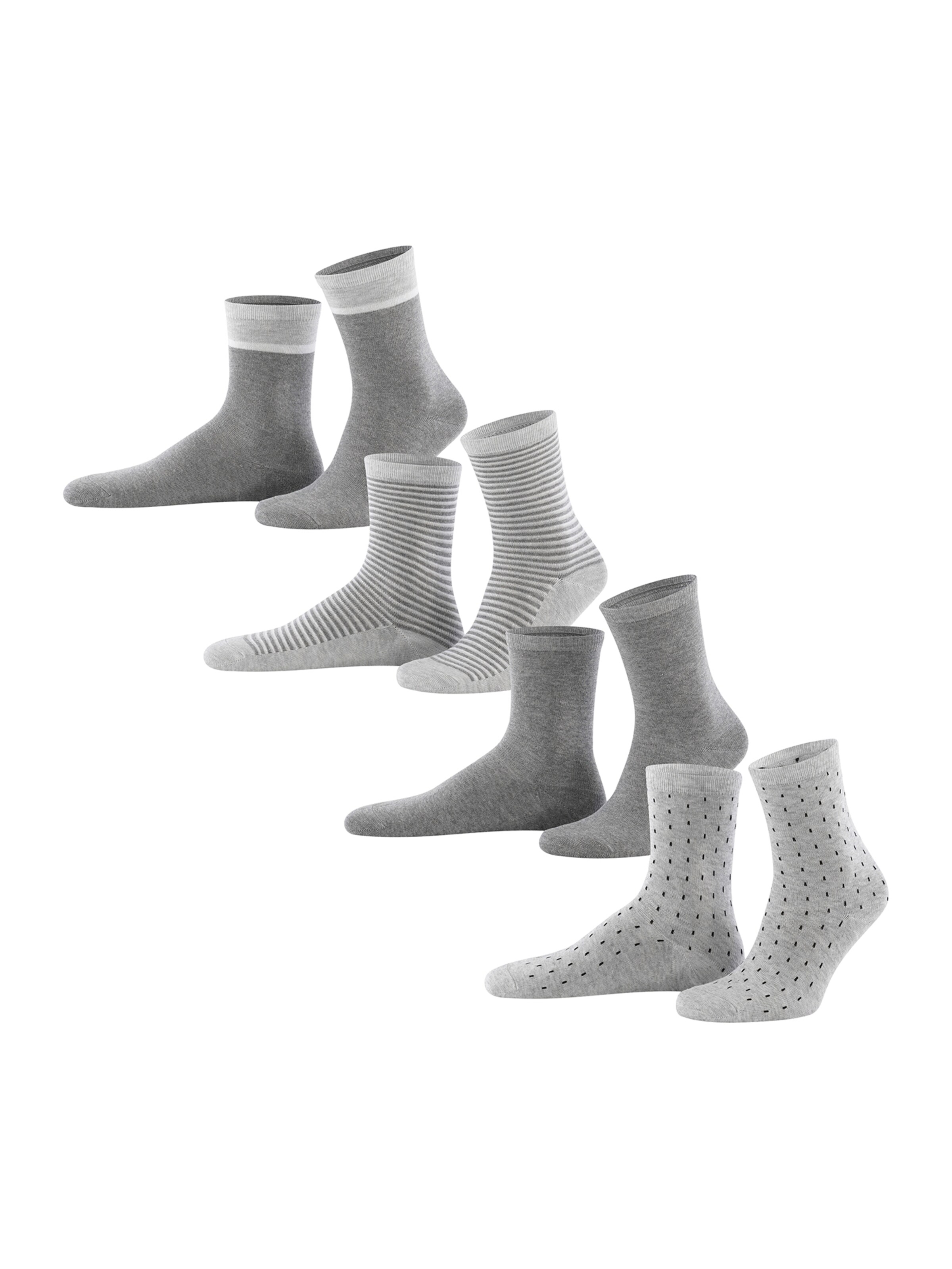 DIM Socken in Grau: Vorderseite