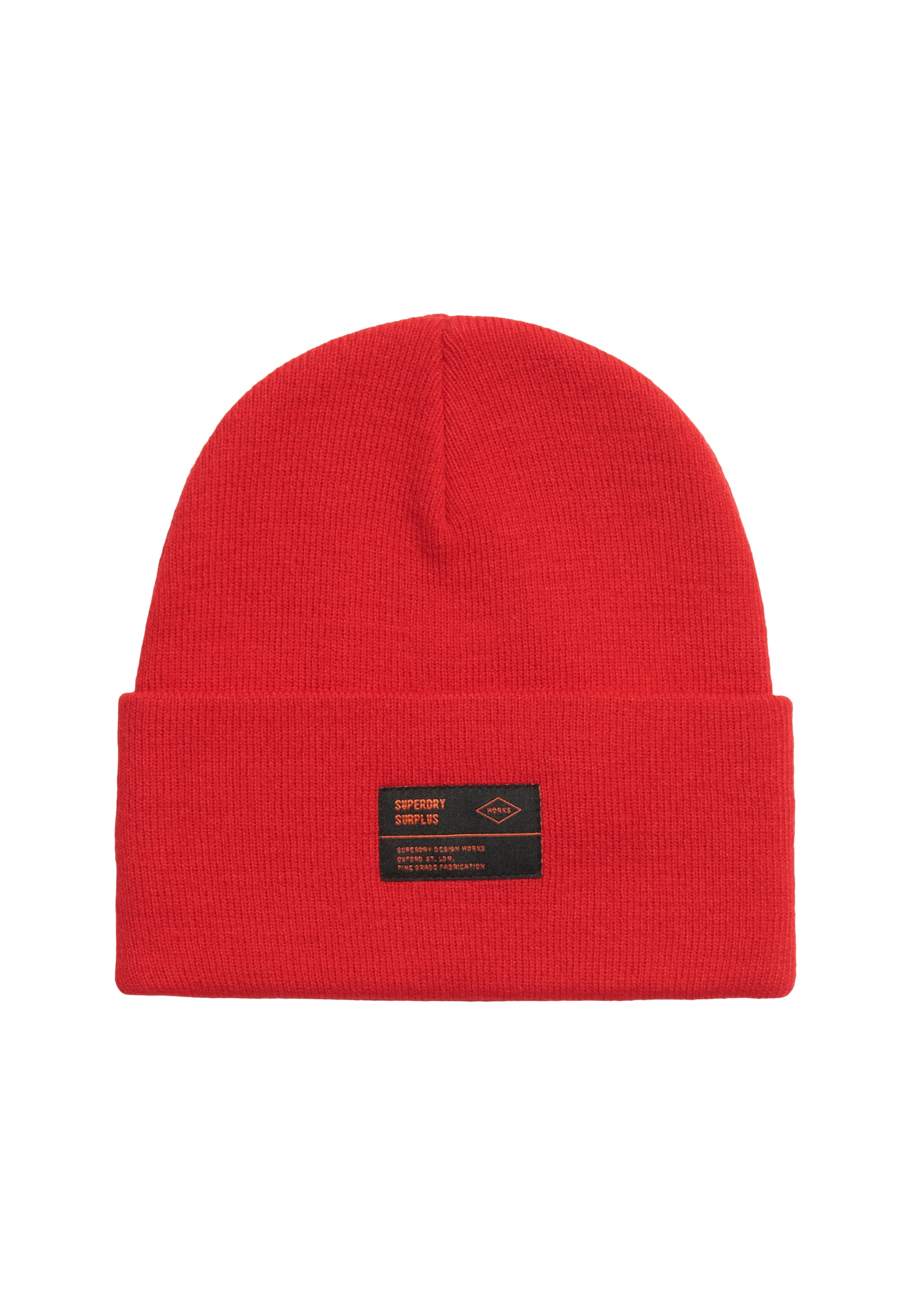 Bonnet Superdry en rouge : devant