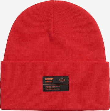 Superdry Muts in Rood: voorkant